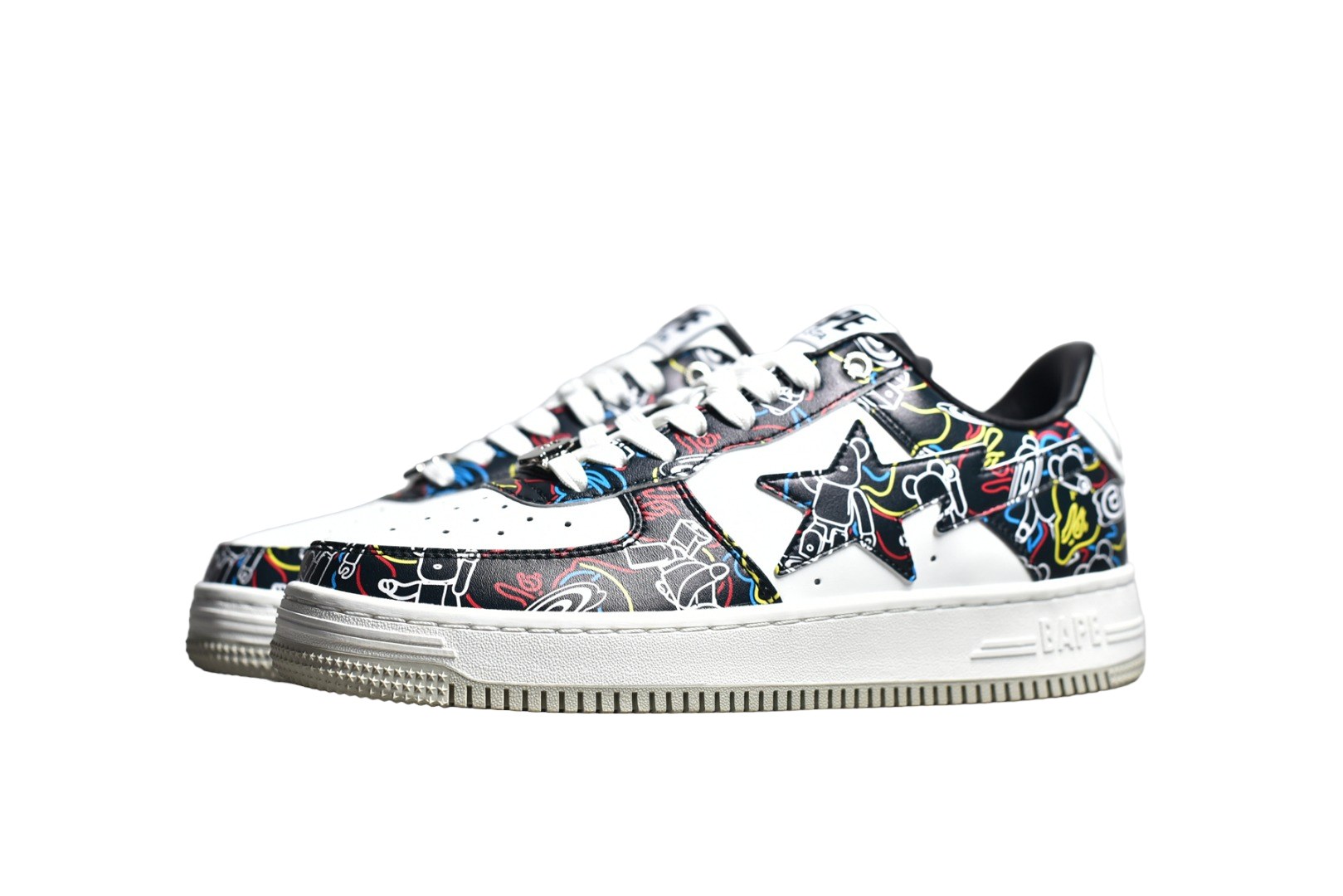 A Bathing Ape Bape Sta x Medicom Toy Bearbrick Camo Black