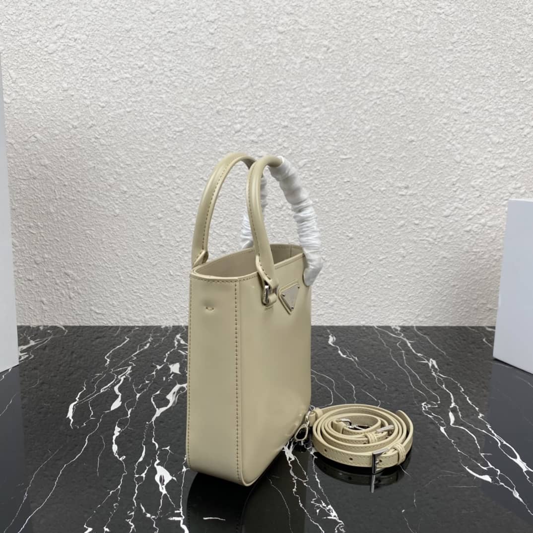Prada Raffia Tote Dupe Small Brushed Leather Replica Tote