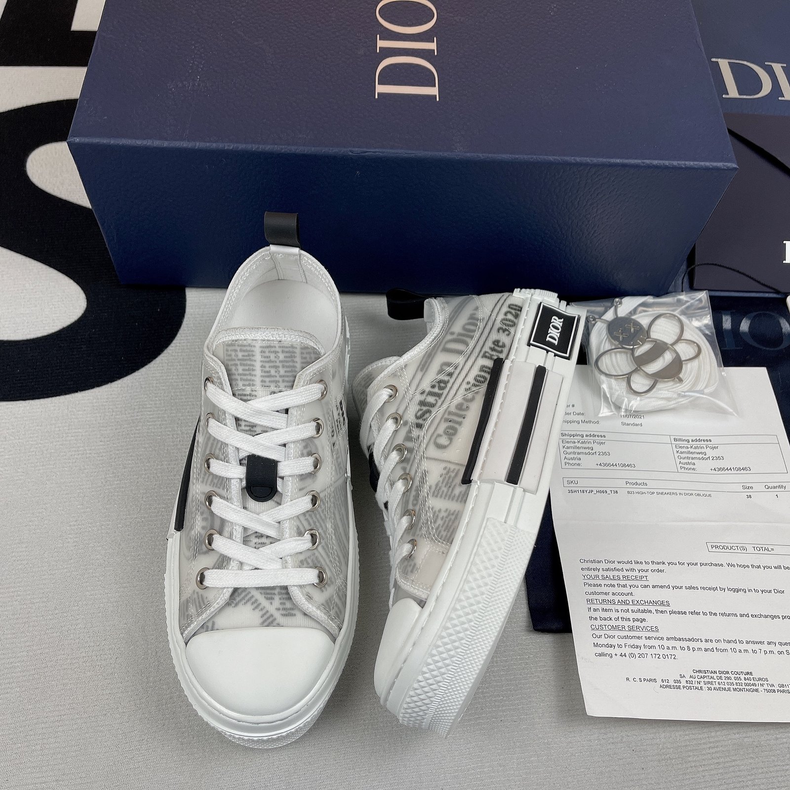Dior B23 High Top Sneaker 10