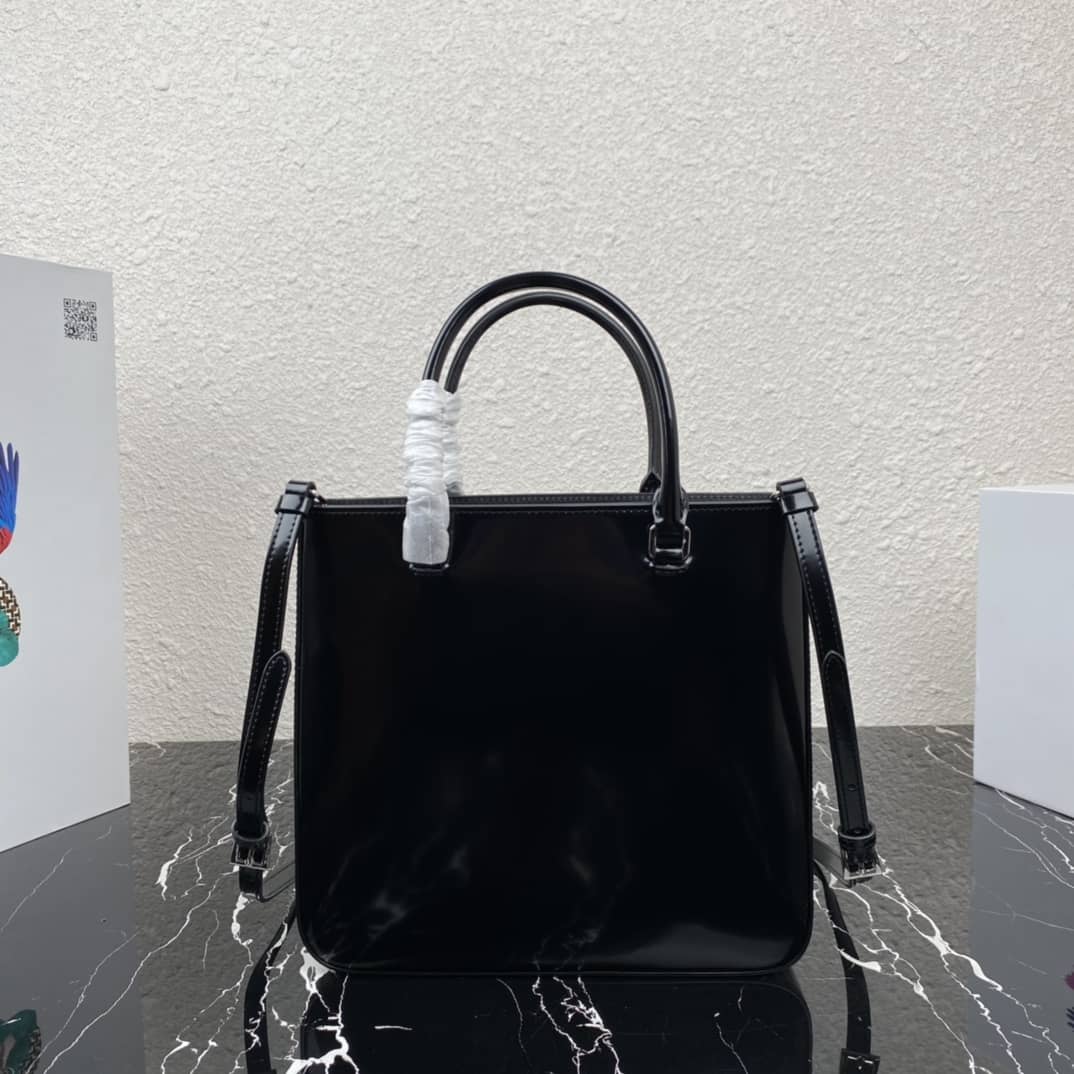 Prada Raffia Tote Dupe Womens Brushed Leather Replica Tote