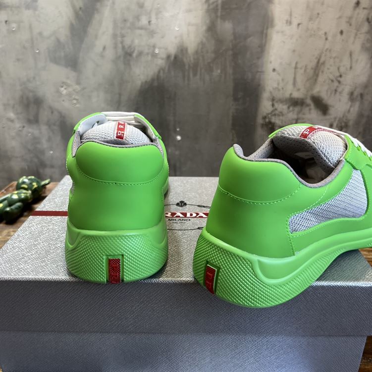 PRADA AMERICA S CUP SOFT RUBBER AND BIKE FABRIC SNEAKERS   PRS047