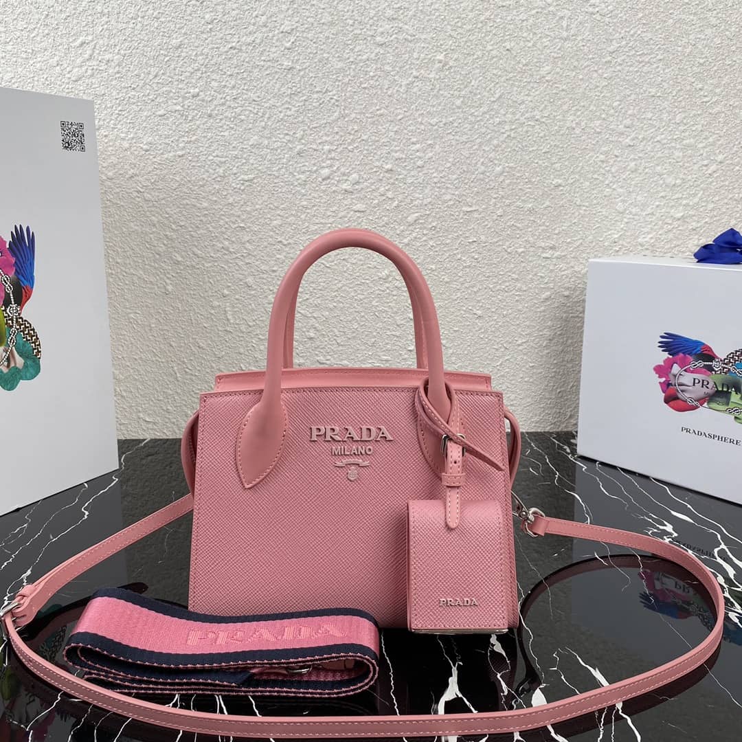 Prada Saffiano Leather Monochrome Replica Bag