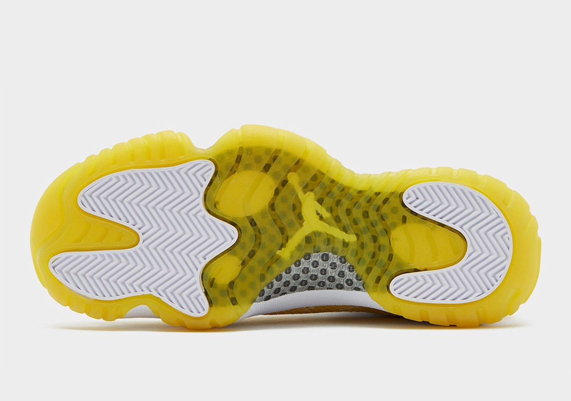 Best  Air Jordan 11 Low  Yellow Snakeskin  AH7860-107