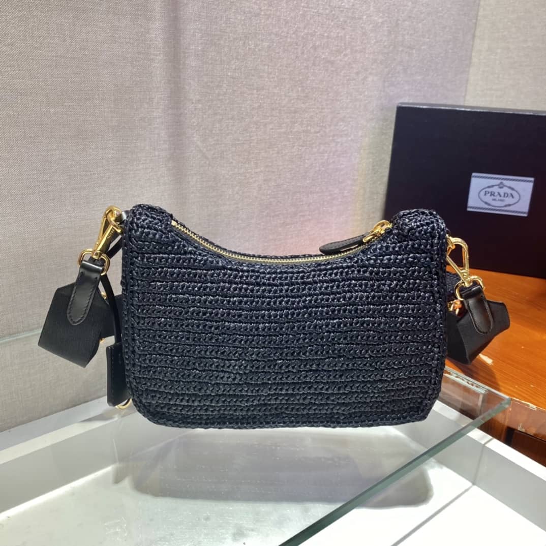 Prada Re-edition 2005 Raffia Replica Bag