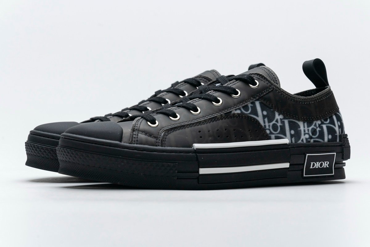 Converse Dupes Dior B23 HT Oblique Transparency Low H565 White Black