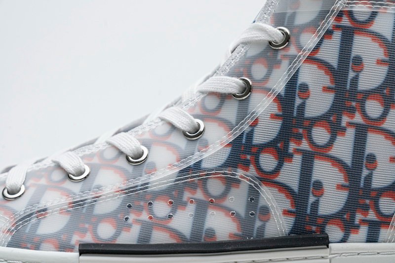 Converse Dupes DIOR B23 High-Top Sneaker Red and Blue
