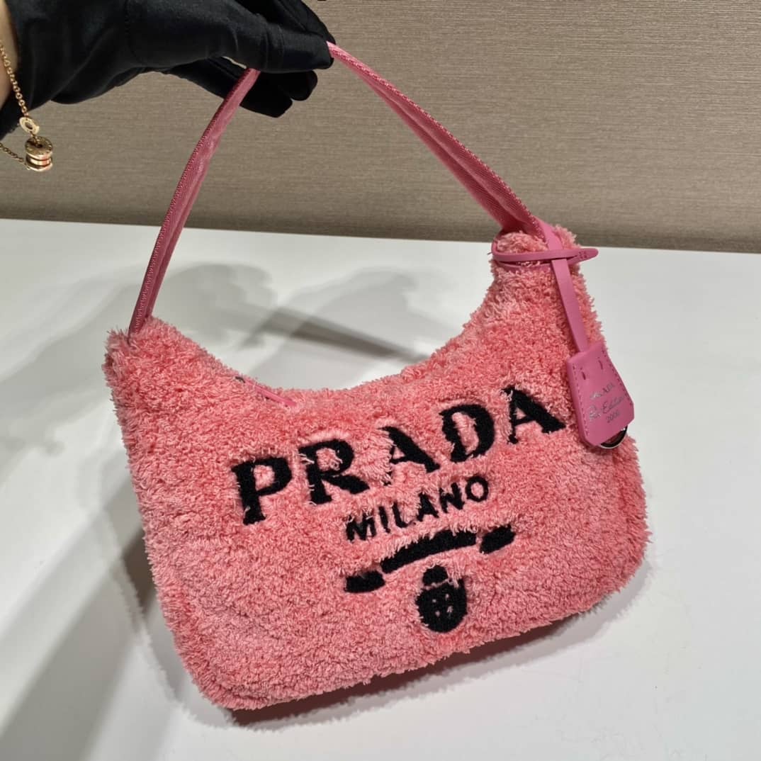 Prada Satin Re-Edition 2000 Crystal Mini Hobo