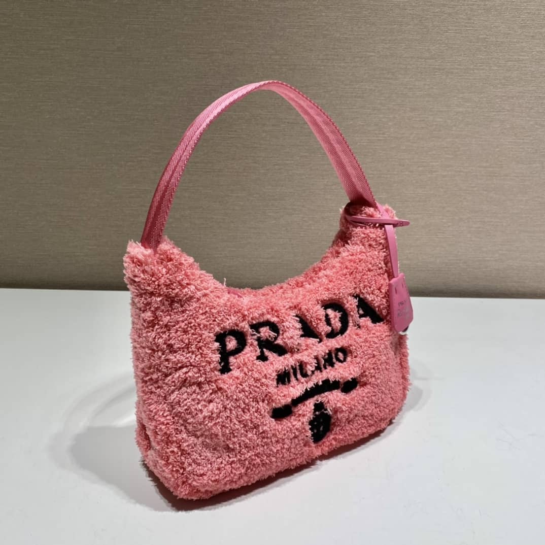 Prada Satin Re-Edition 2000 Crystal Mini Hobo