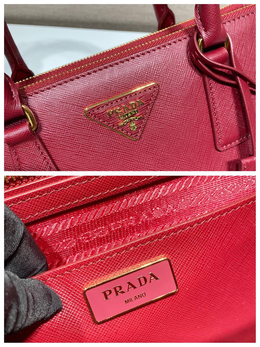 Prada Saffiano Leather Galleria Replica Bag
