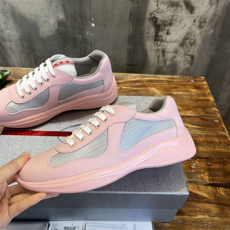 PRADA AMERICA S CUP SOFT RUBBER AND BIKE FABRIC SNEAKERS   PRS044