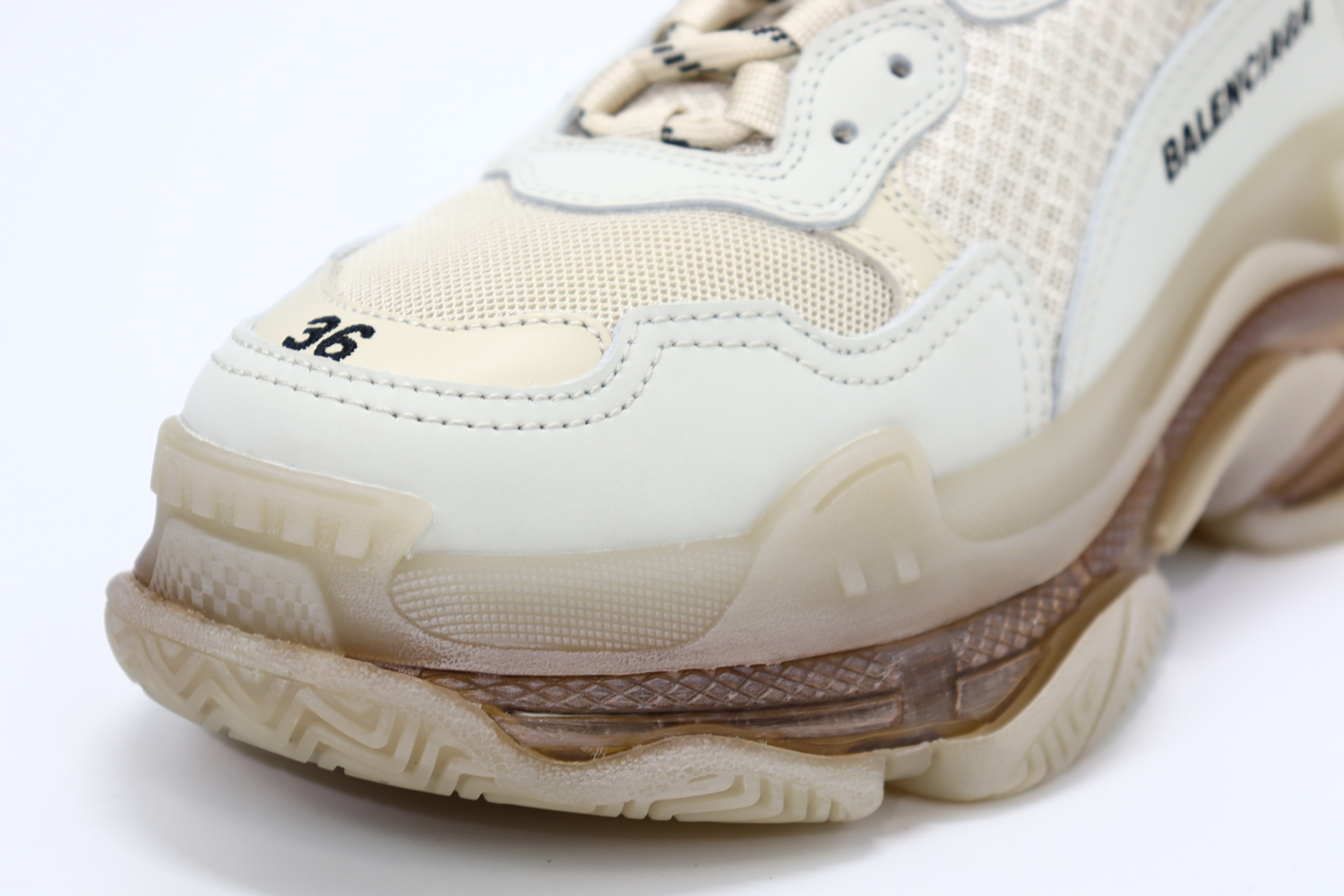 Balenciaga Triple S -Champagne Replica