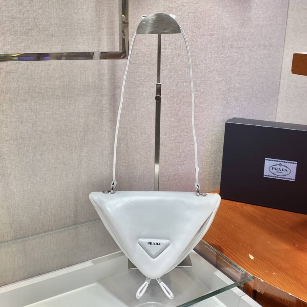 Prada Leather Triangle Replica Shoulder Bag