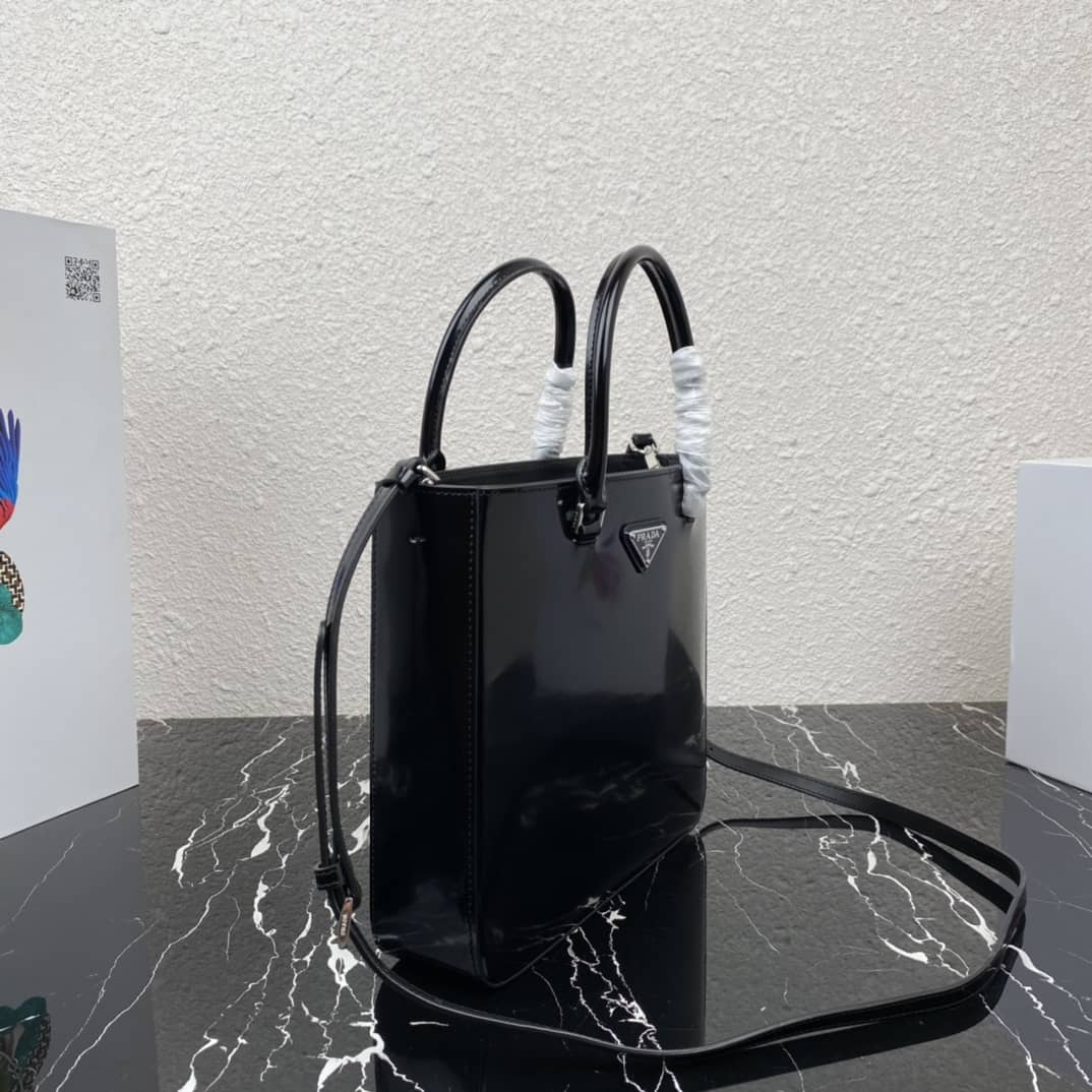 Prada Raffia Tote Dupe Womens Brushed Leather Replica Tote