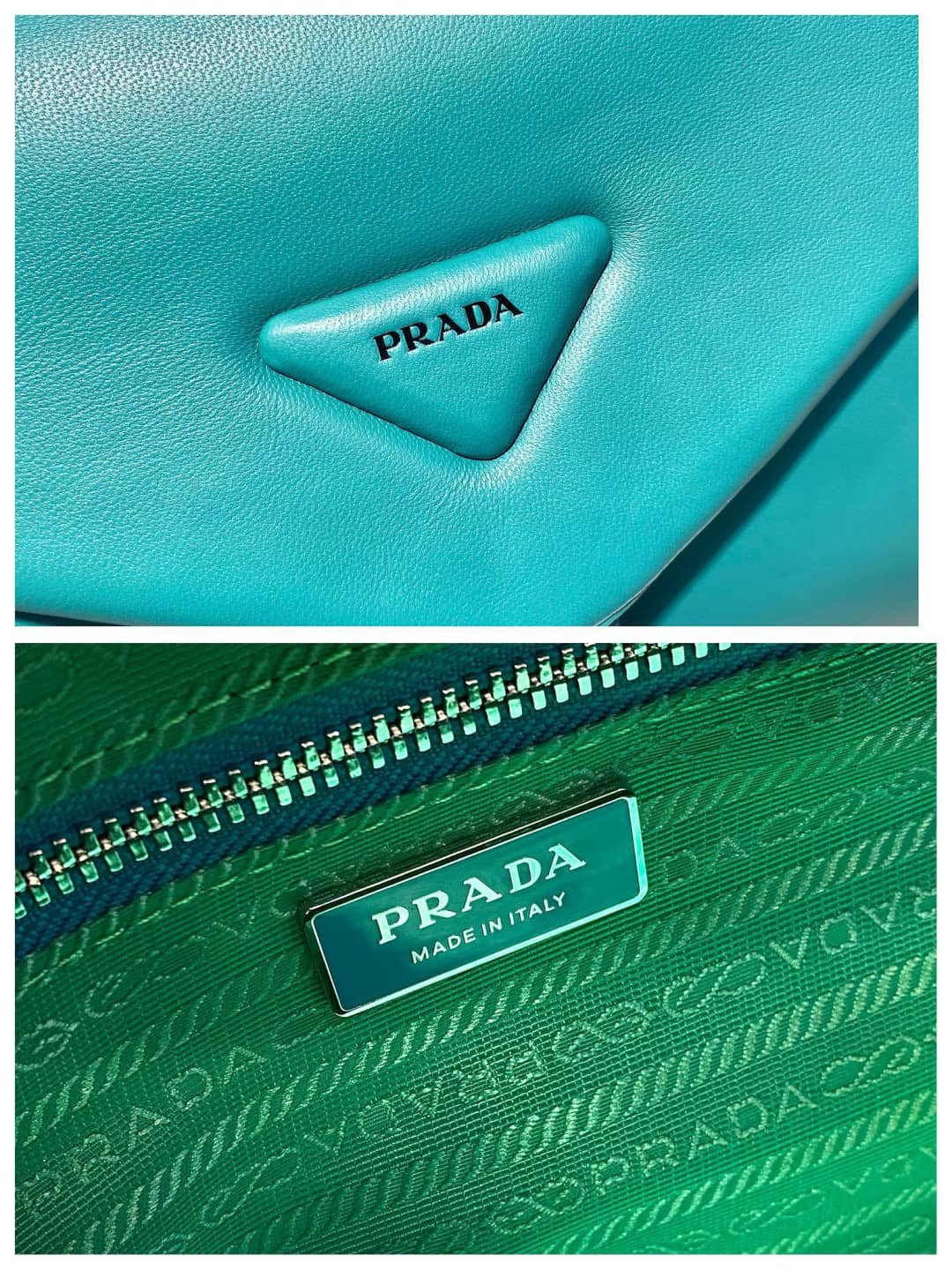 Prada Padded Nappa Leather Signaux Replica Bag