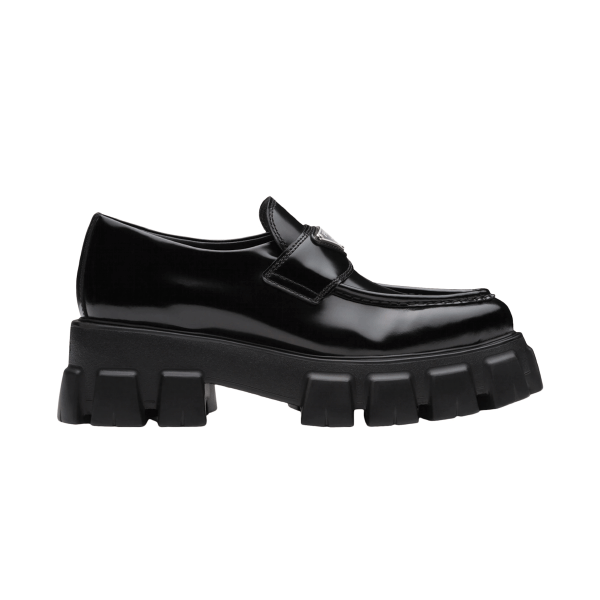 Prada loafers Dupe MONOLITH BRUSHED LEATHER  PRS034