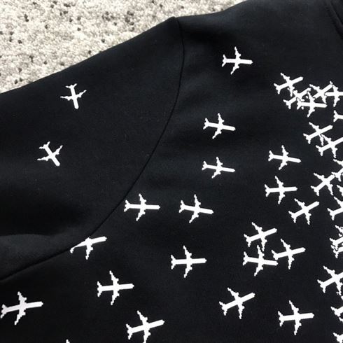 LOUIS VUITTON Dupe PLANES PRINTED HOODIE   LVH020-Replica