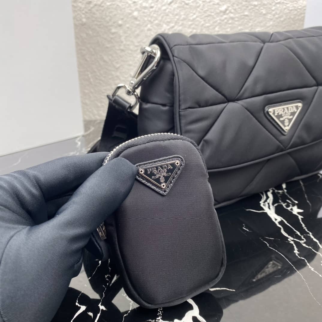 Prada System Nappa Leather Patchwork Replica Bag