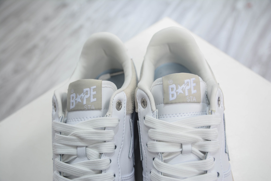 A Bathing Ape Bape Sta Low Cloud White