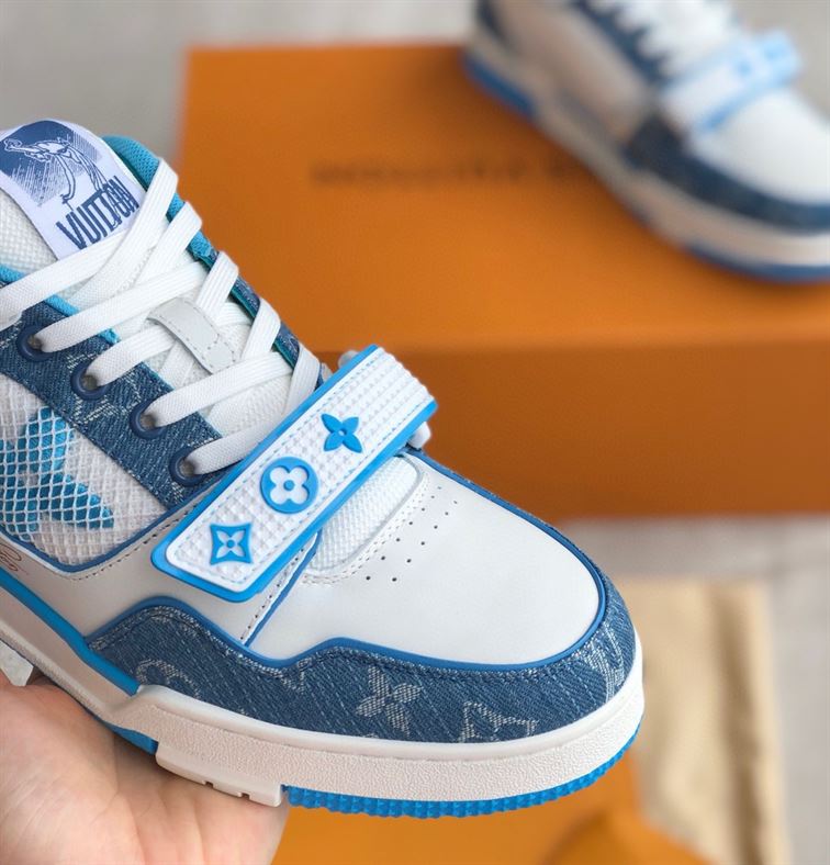 LOUIS VUITTON TRAINER MONOGRAM DENIM   LVS015