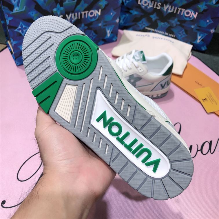 LOUIS VUITTON TRAINER GREEN MESH   LVS017