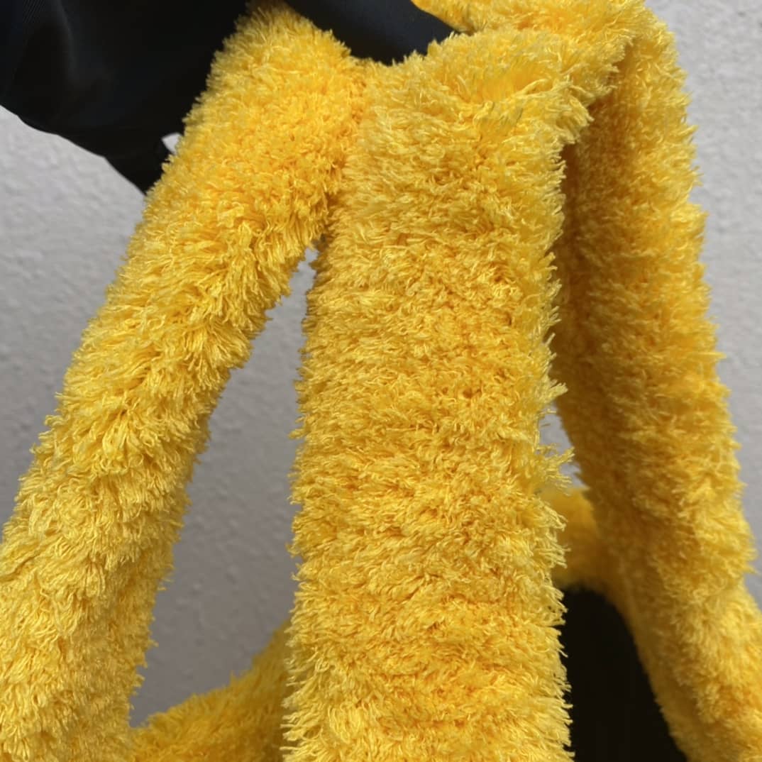 Replica Pradas Shearling Tote Shoulder Bag(ColaReps)