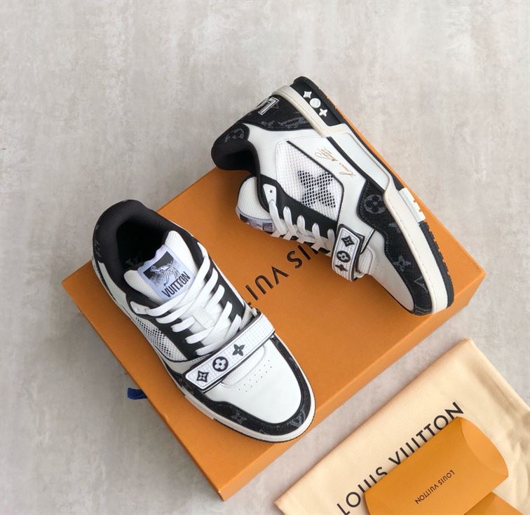 LV Shoes Replica TRAINER MONOGRAM DENIM   LVS016