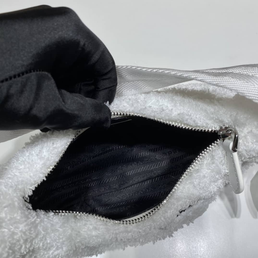 Prada Satin Re-Edition 2000 Crystal Mini Hobo