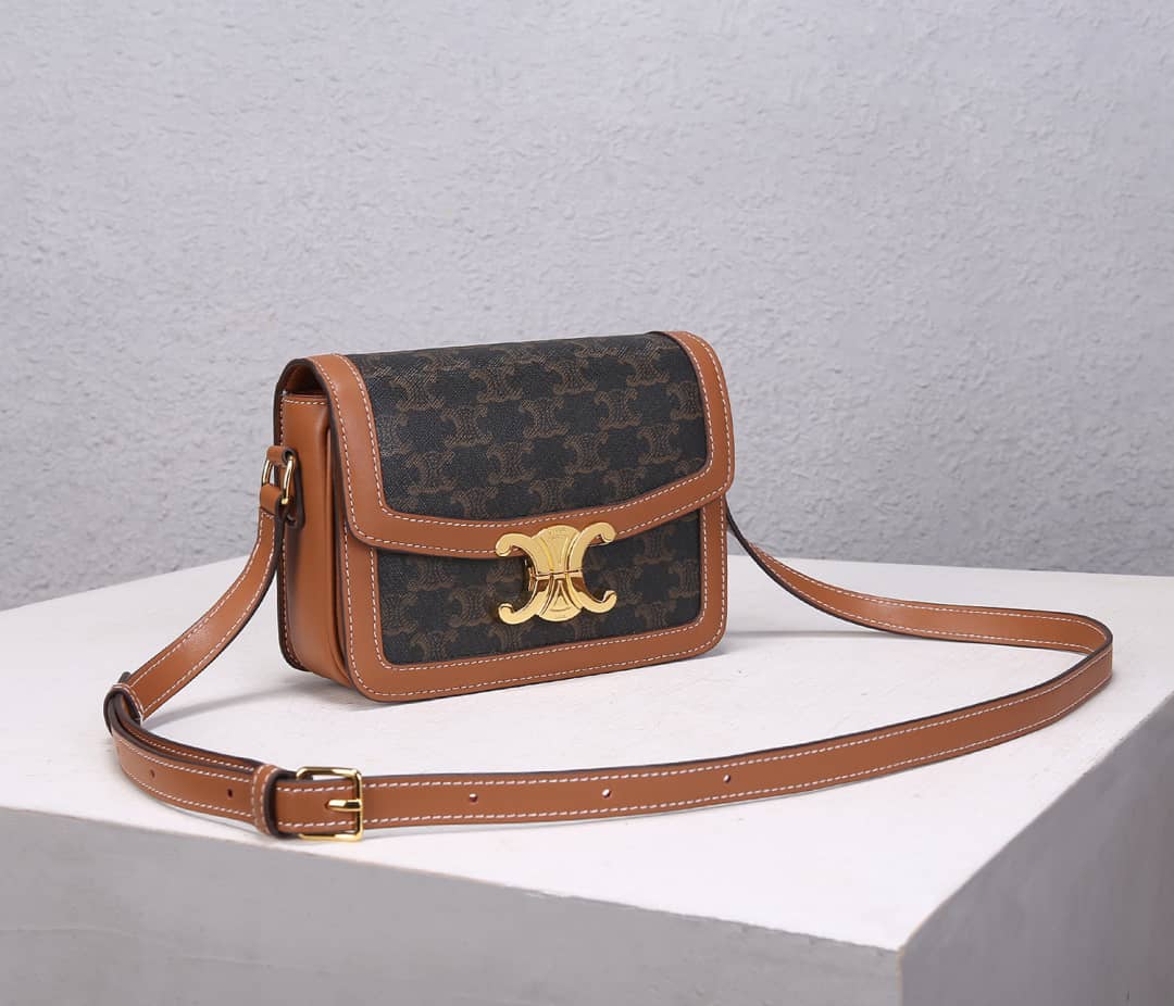 Celine Small Besace 16 Cowhide Replica Saddle Bag