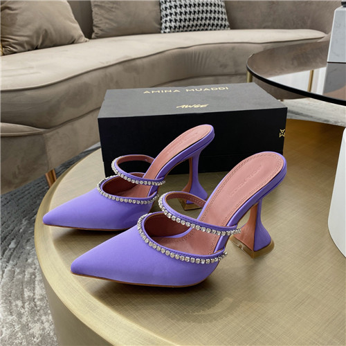 amina muaddi heels sandals