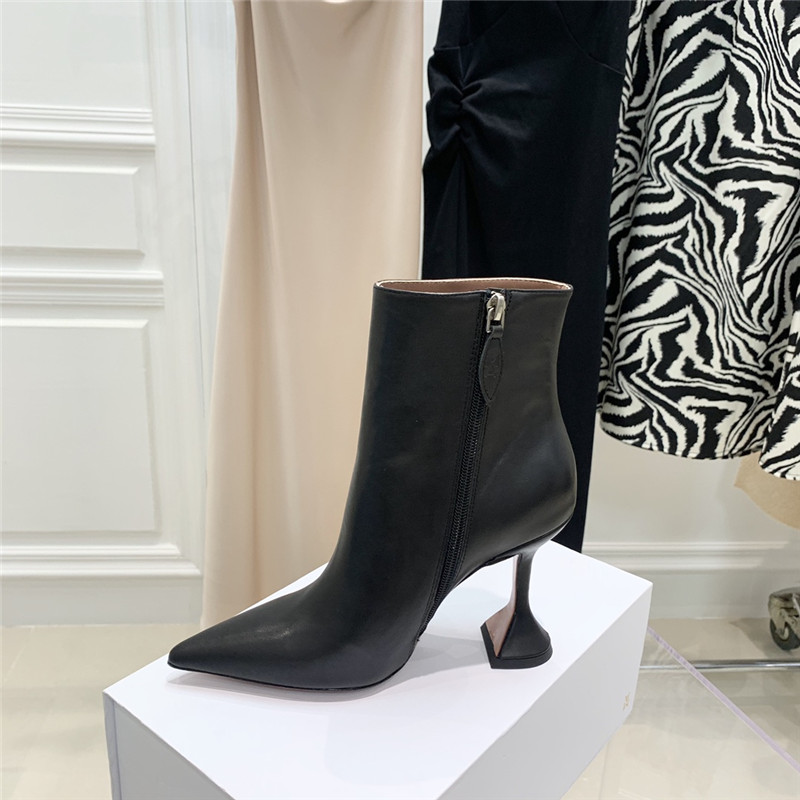 Amina Muaddi Dupes short boots