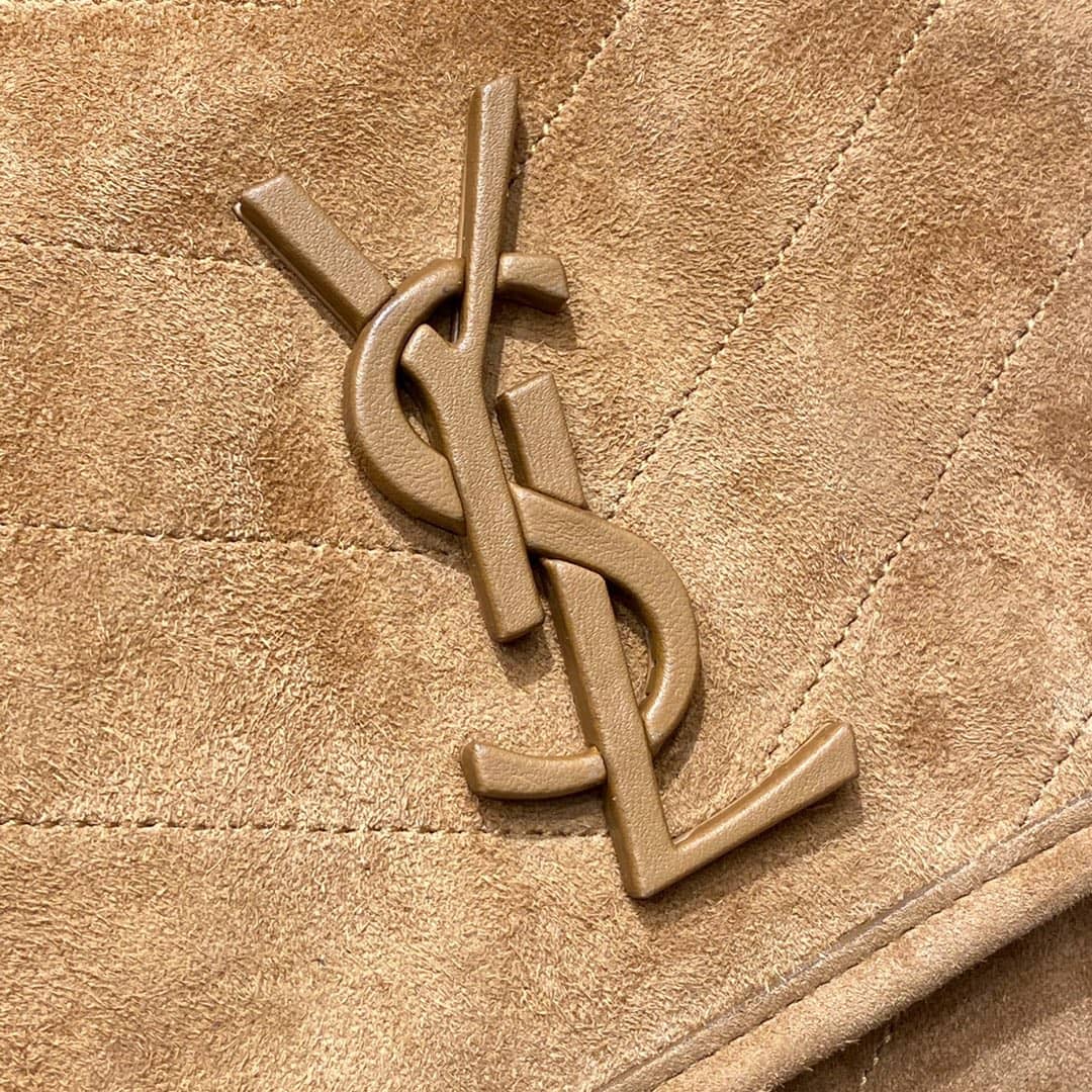 YSL Dupes Bags Niki Medium In Suede Leather Caramel Bag