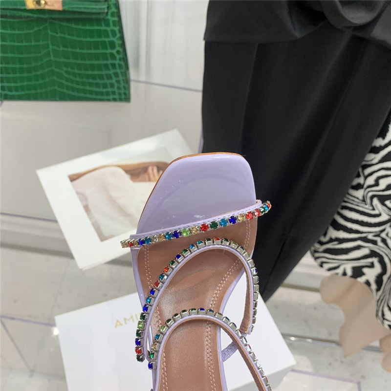 Amina Replica rhinestone heeled sandals