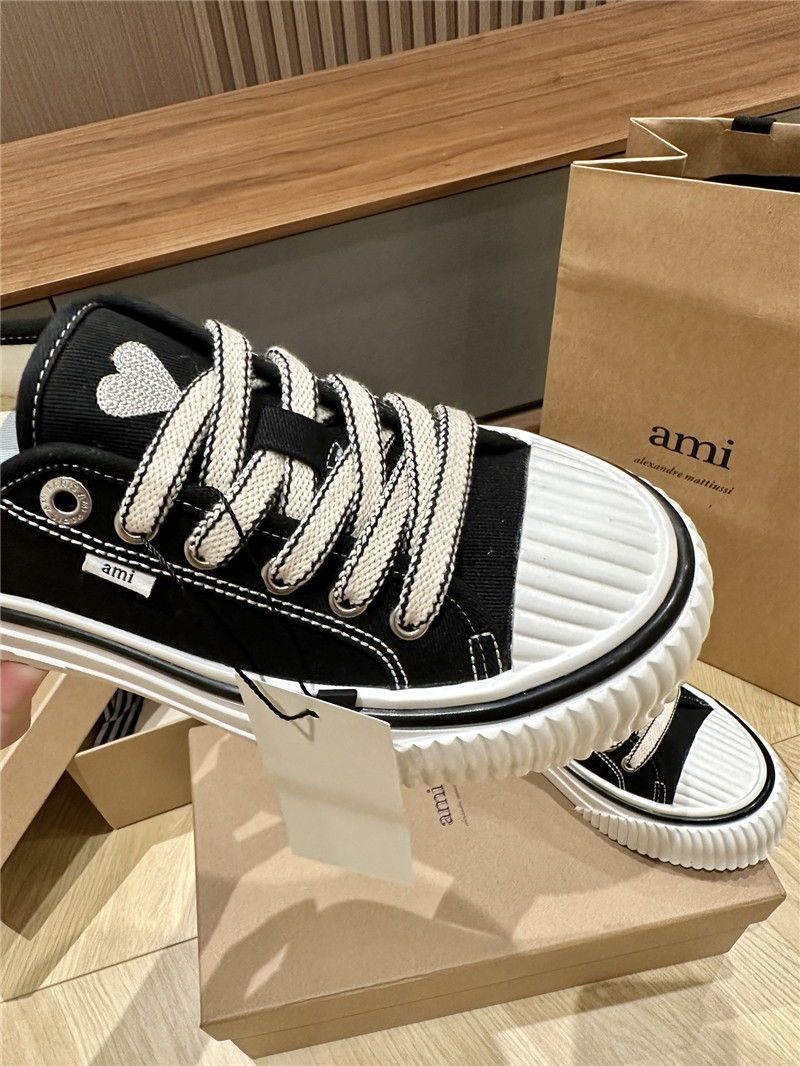 Amina Muaddi Denim Loafers