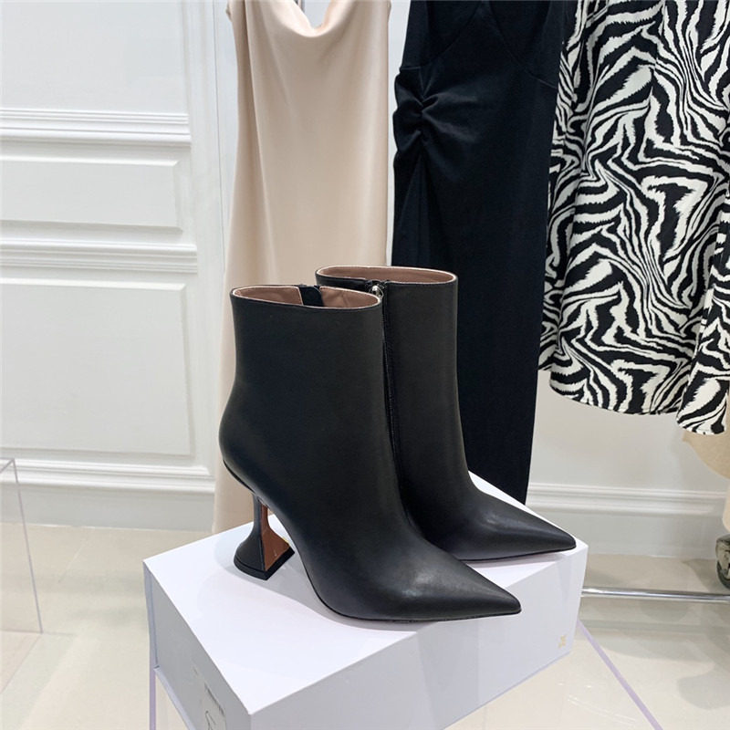 Amina Muaddi Dupes short boots