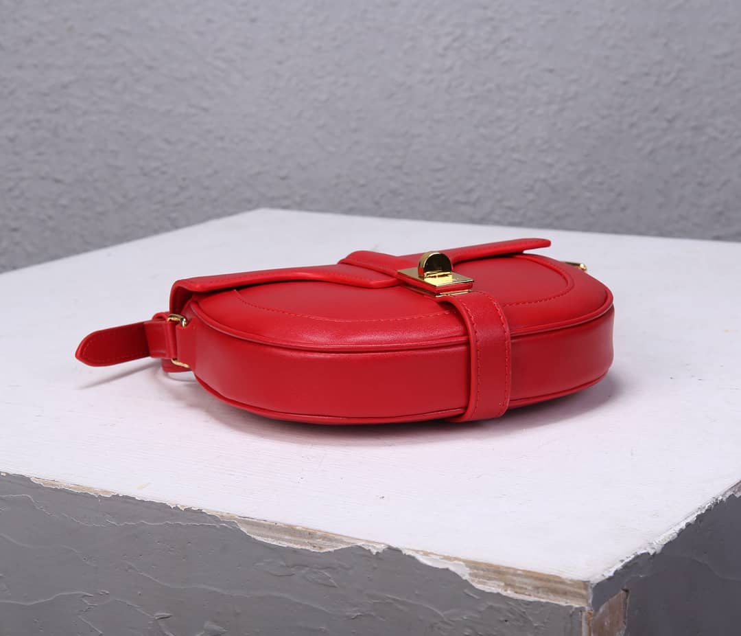 Celine Small Besace 16 Cowhide Replica Saddle Bag