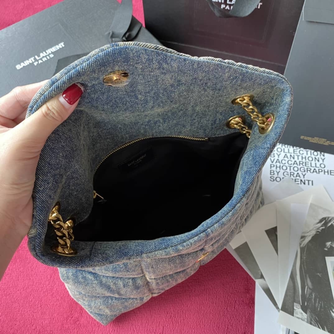 Saint Laurent Bag Dupe Loulou Puffer Small Bag Replica Satchel