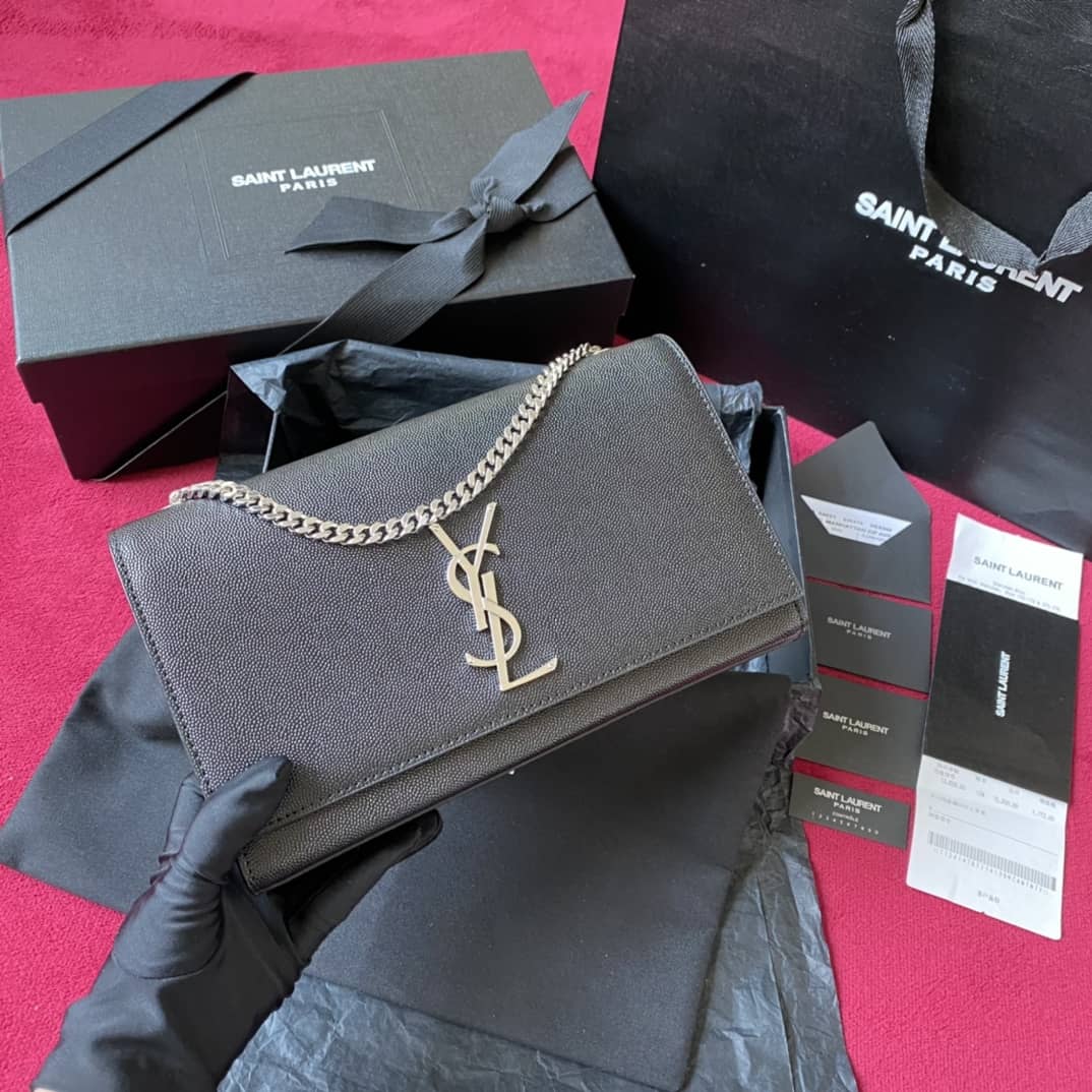 YSL Dupes Bags Saint Laurent Kate Embossed Leather Medium Bag