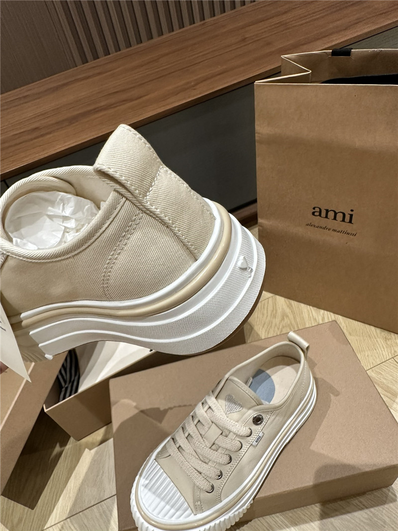 Amina Muaddi Denim Loafers