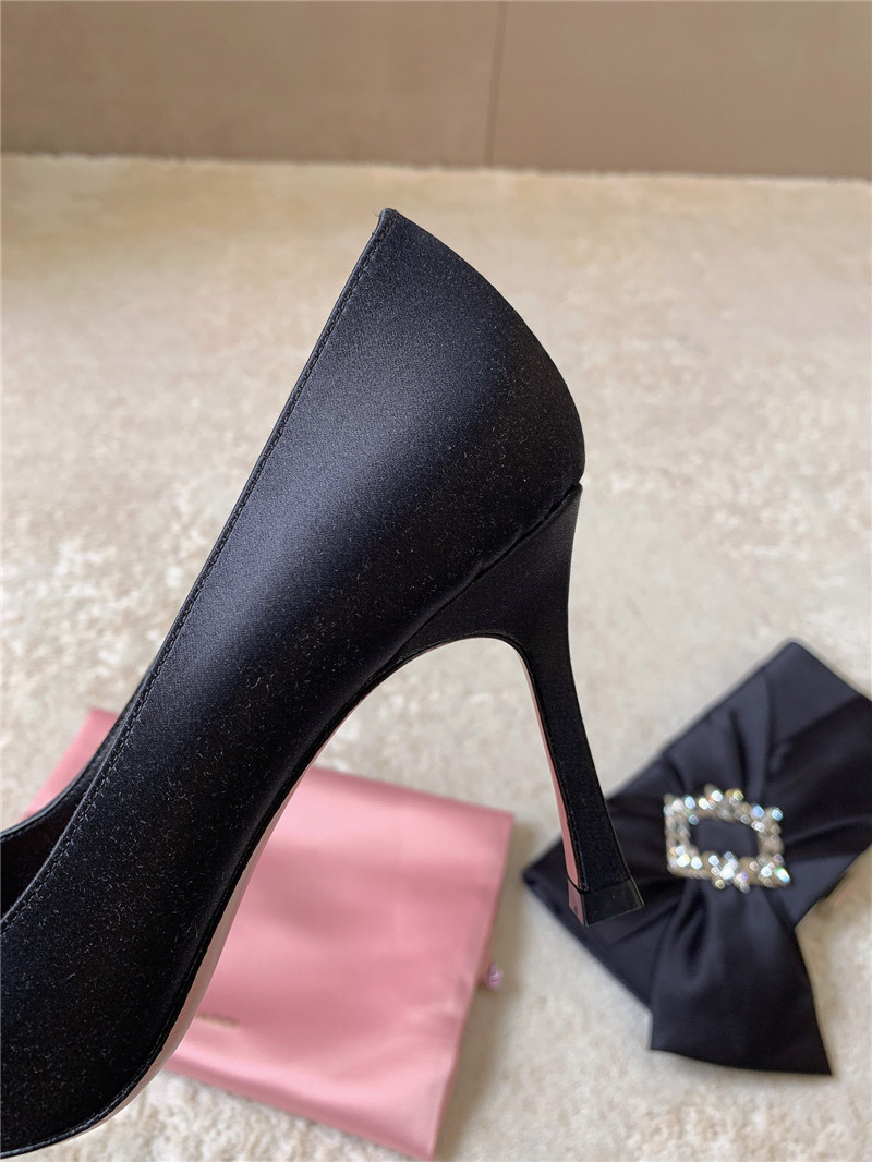 Amina Muaddi New Arrival Crystal Pumps