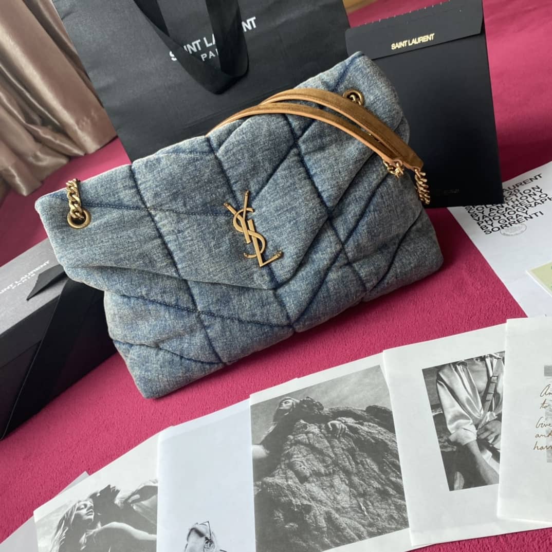 Saint Laurent Bag Dupe  Loulou Puffer Bag Replica Satchel