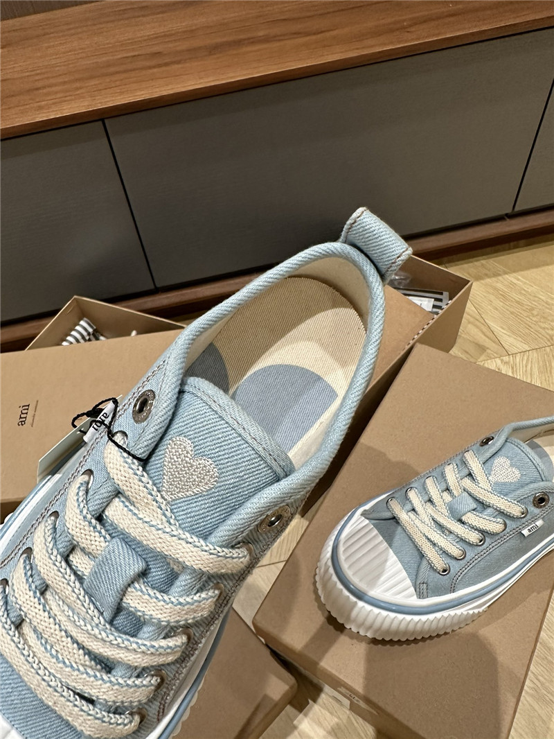 Amina Muaddi Denim Loafers