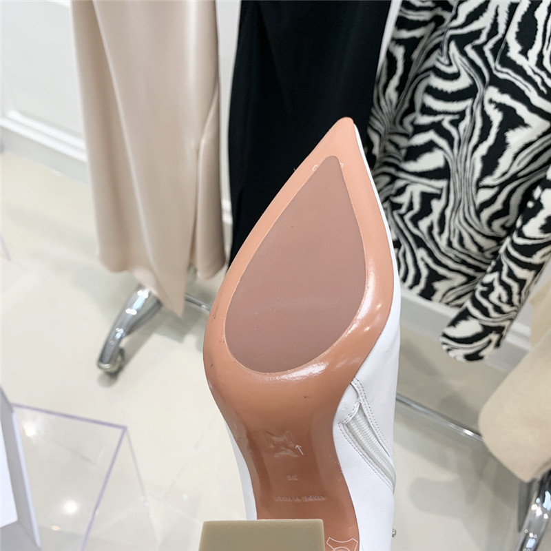 Amina Muaddi Dupes short boots