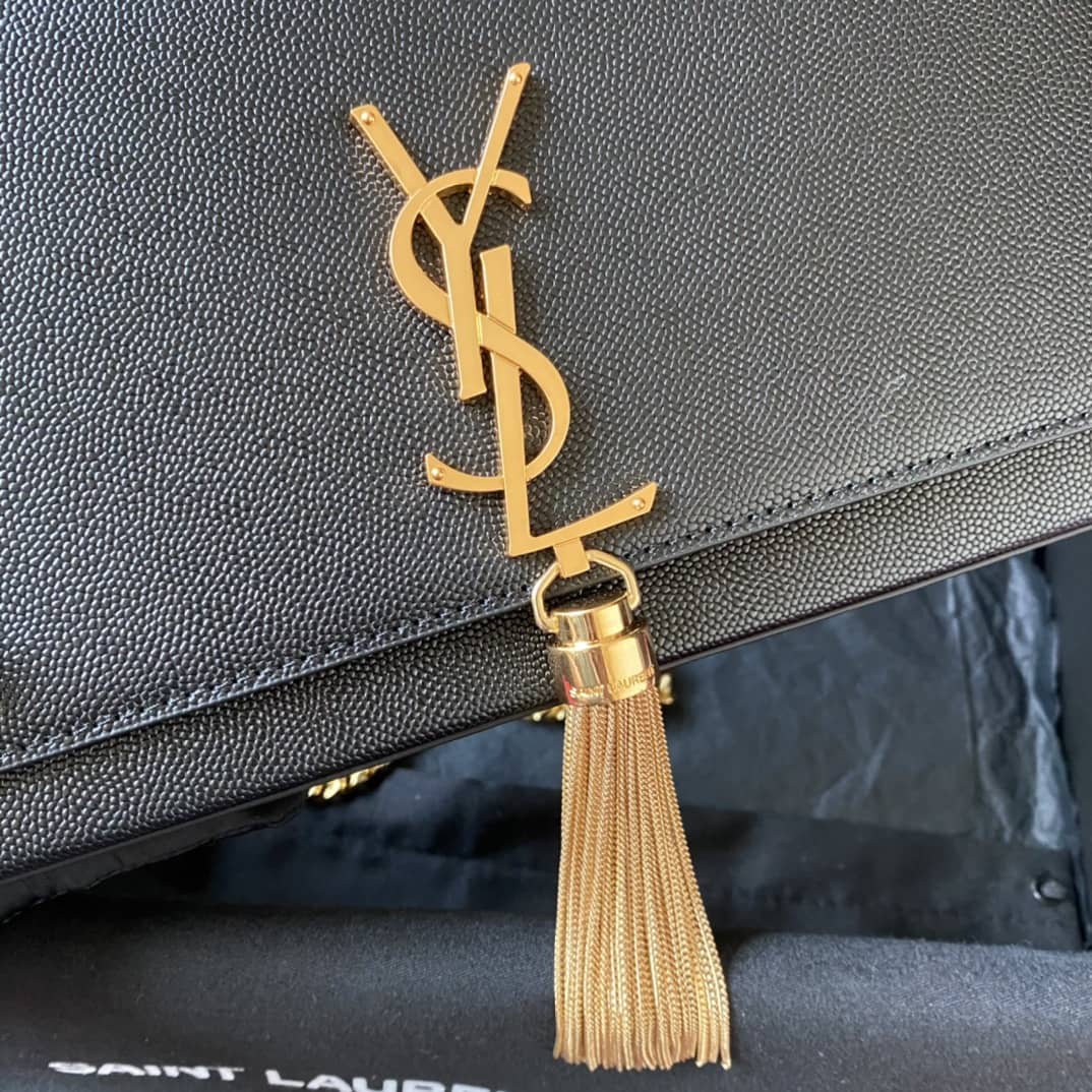 YSL Dupes Bags Saint Laurent Kate Embossed Leather Medium Bag