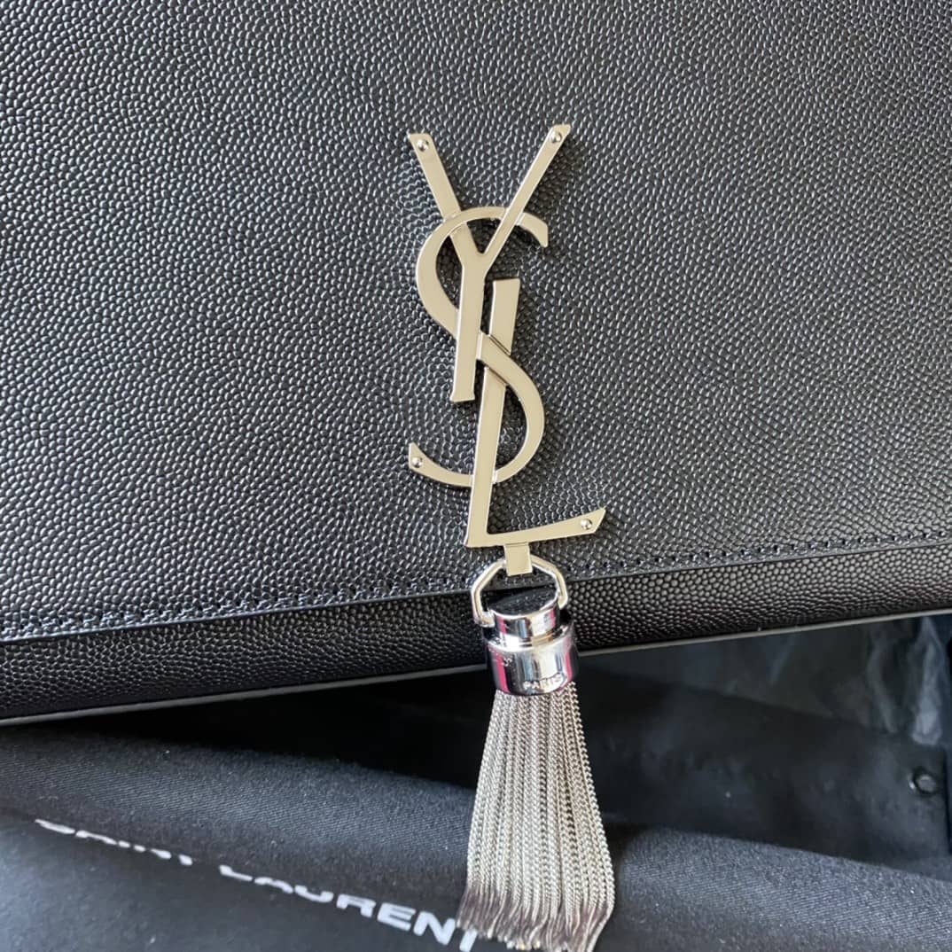 YSL Dupes Bags Saint Laurent Kate Embossed Leather Medium Bag