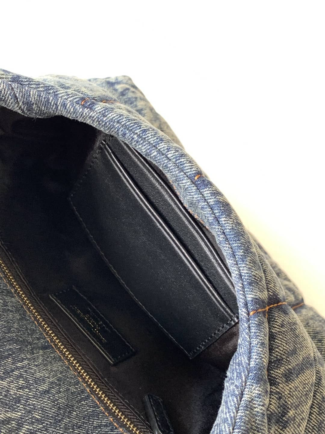 Saint Laurent Loulou Denim Shoulder Bag