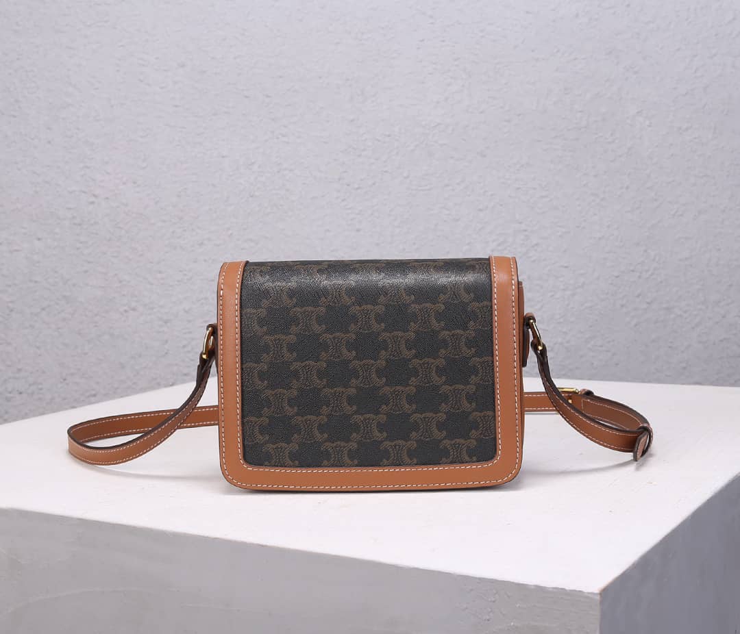 Celine Small Besace 16 Cowhide Replica Saddle Bag