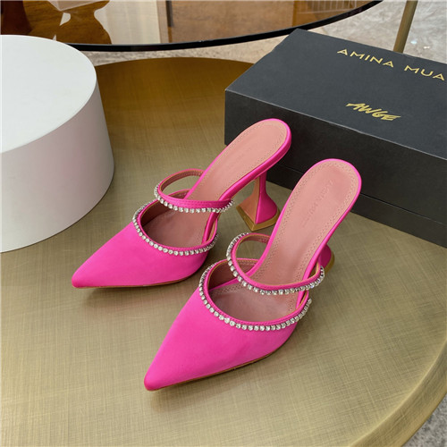 amina muaddi heels sandals