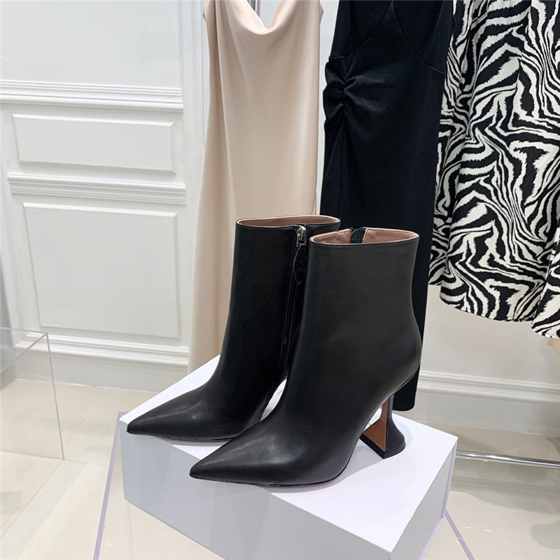 Amina Muaddi Dupes short boots