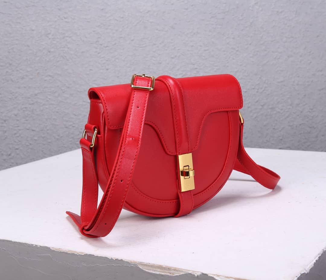 Celine Small Besace 16 Cowhide Replica Saddle Bag