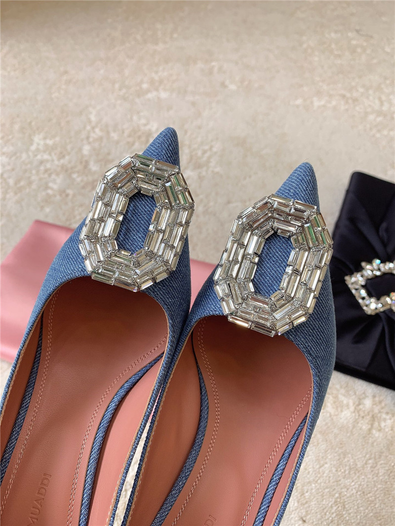 Amina Muaddi New Arrival Crystal Pumps